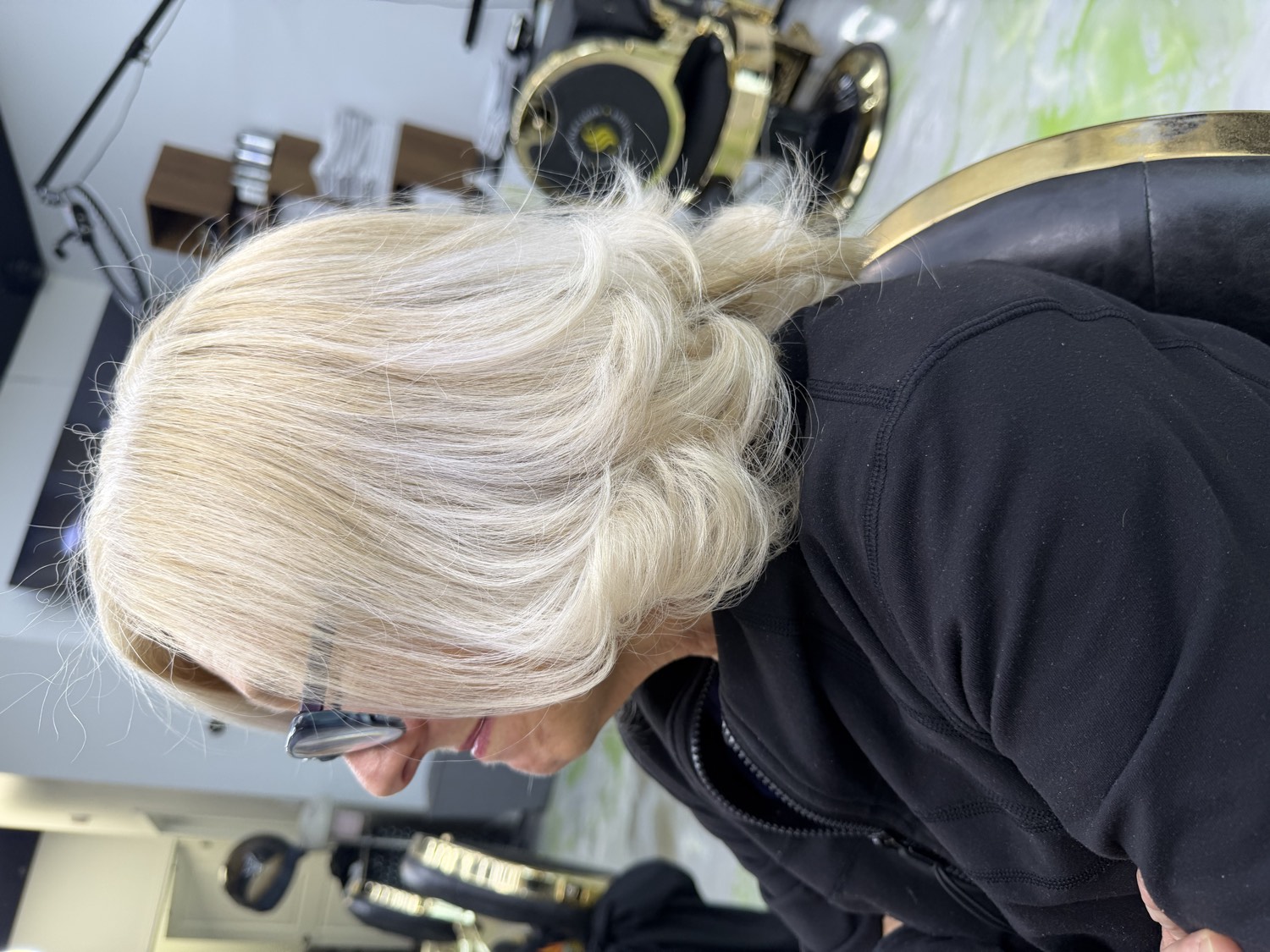 platinum blonde blowout